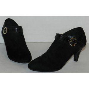London Fog Black Ankle Booties